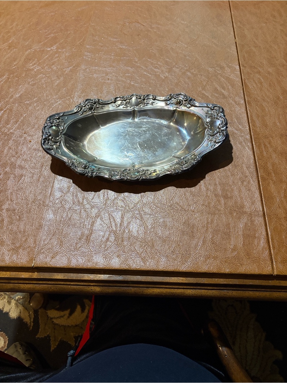 Vintage Towle Old Master 13” Oval Vegetable Bowl Silverplate #4080